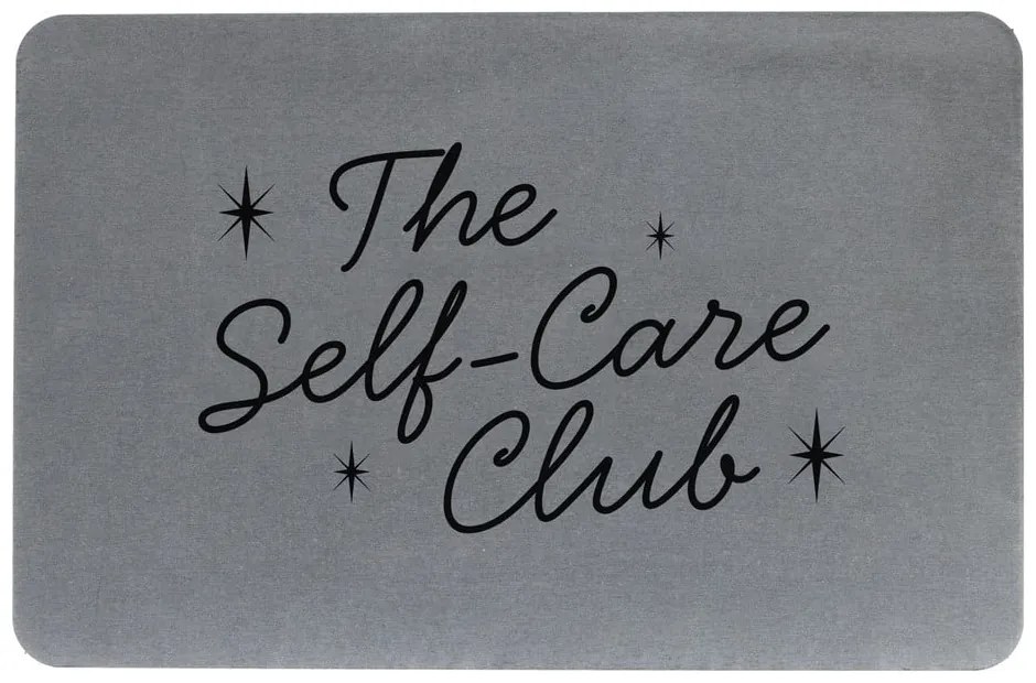 Szürke kovaföld fürdőszobai kilépő 39x60 cm – Artsy Doormats