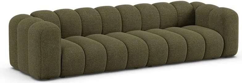 Zöld zsenília kanapé 290 cm Lupine – Micadoni