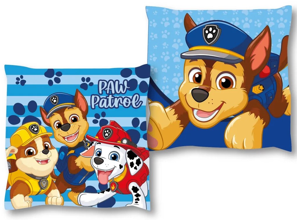 Mancs Őrjárat Bay Buddies párna, díszpárna 38x38 cm Velúr