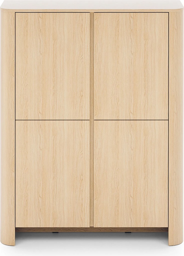 Sorrenti magas komód 103 cm – vicenza tölgy