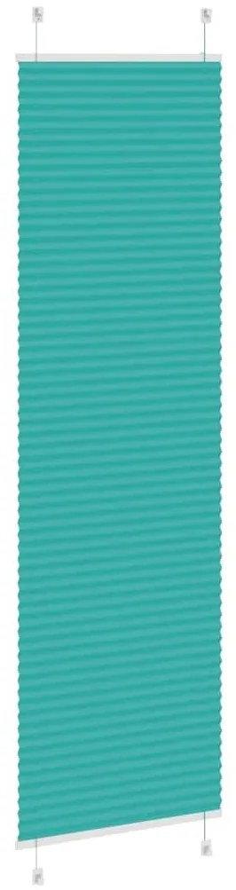 pliszírozott redőny Benzinzöld 65x200 cm szövetszélesség