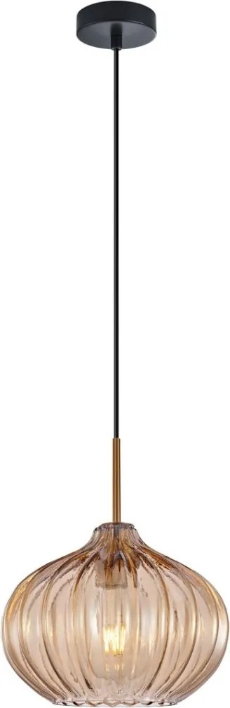 Italux Pansol PND-2940-1S-BRO-AMB Függőlámpa 1x40W/E27 IP20