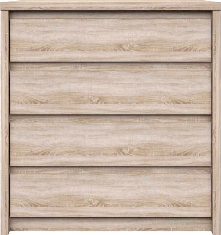 Komód 4S, sonoma tölgy, NORTY TYP 21