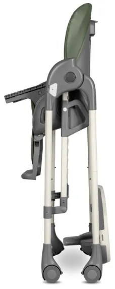 Lionelo - LAURICE gyerek étkezőszék, olívazöld