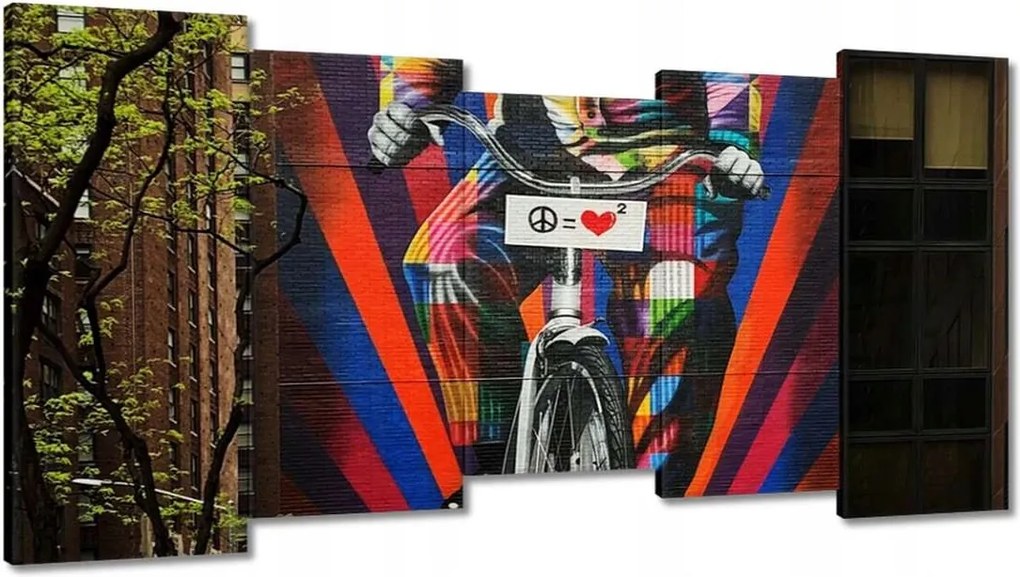 Festmények 150x80 Albert Einstein Graffiti