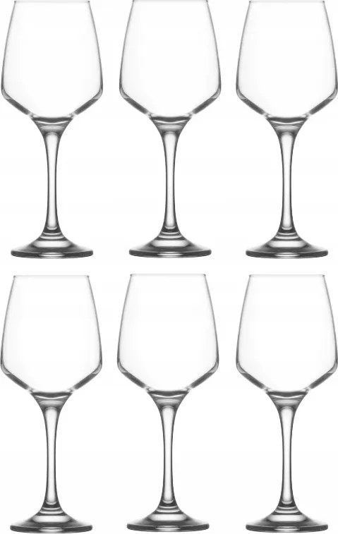 Lav Lal Pohár Szett 6 db-os Vízi Borospohár Szett 6 x 330 ml