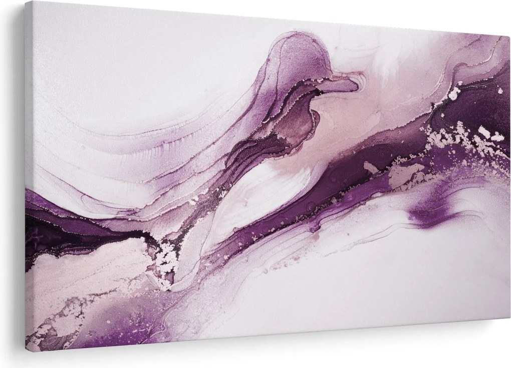 Kép - Lila folyadék művészet (90x60 cm)