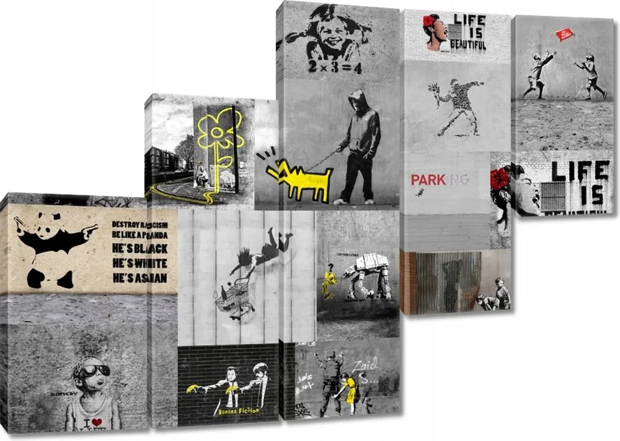 Vászonkép 150x105 Full Mix Banksy