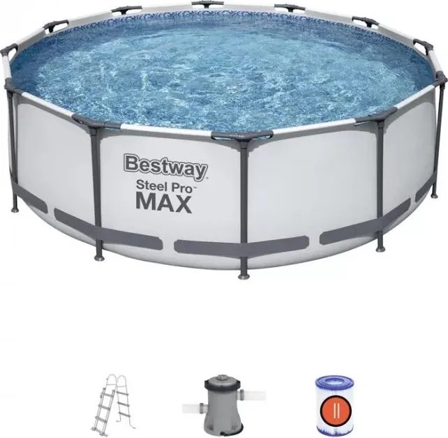 BESTWAY Steel Pro MAX Set fémvázas medence D3,66m x 100cm (56418)