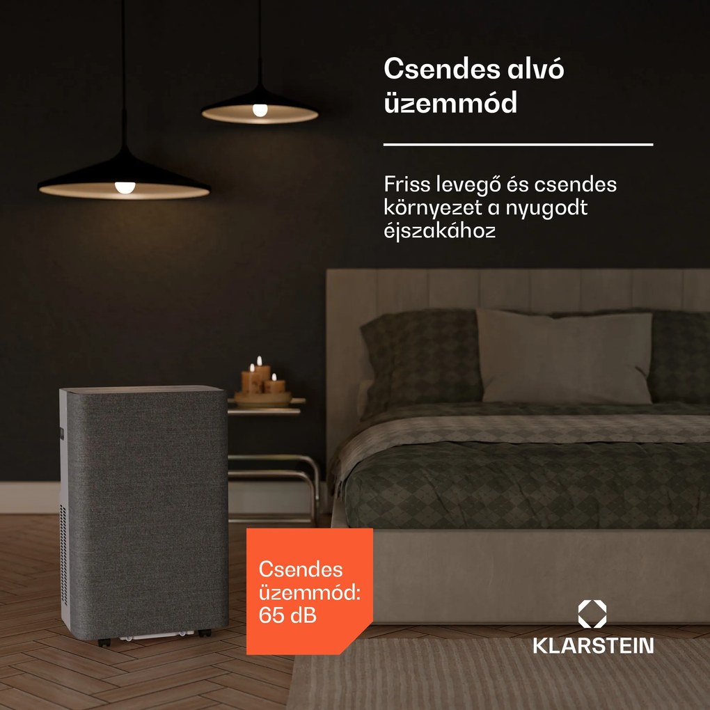 AireLux hordozható légkondicionáló, 14.000 BTU, Okos vezérlés, Modern