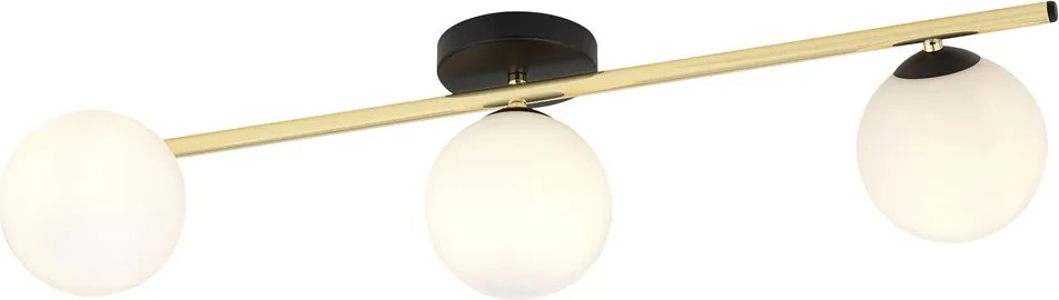 Emibig modern mennyezeti lámpa splendi fehér fekete arany emi1248/3