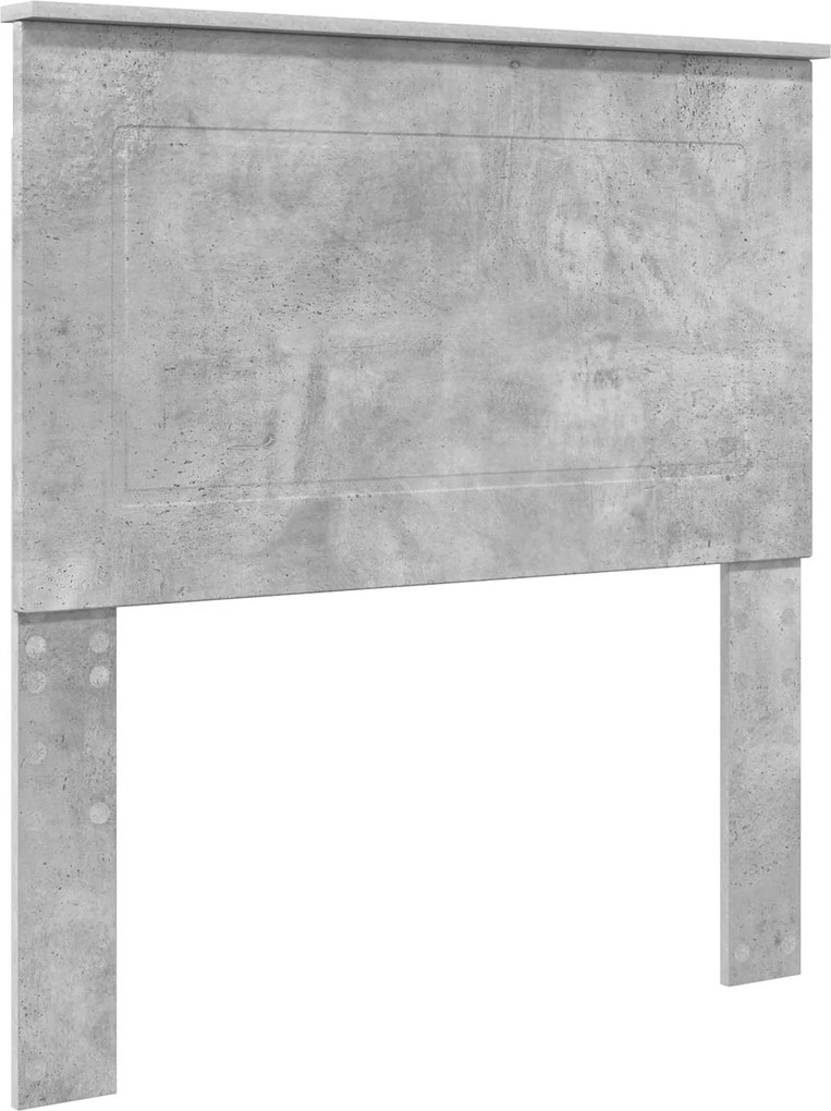 vidaXL Fejtámla Beton Szürke 100 cm Faanyag
