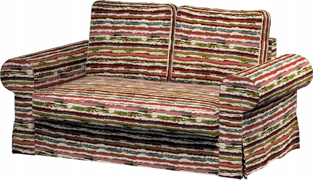 Backabro 2 személyes összecsukható kanapé huzat Ikea zöld