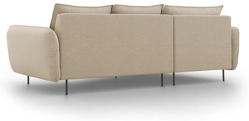 Vienna bézs sarokkanapé, bal oldali - Cosmopolitan Design