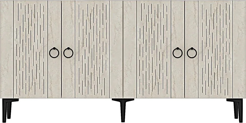 Rain 150 - White, Travertine