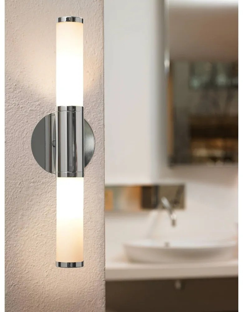 Ezüstszínű fali lámpa PALMERA – EGLO