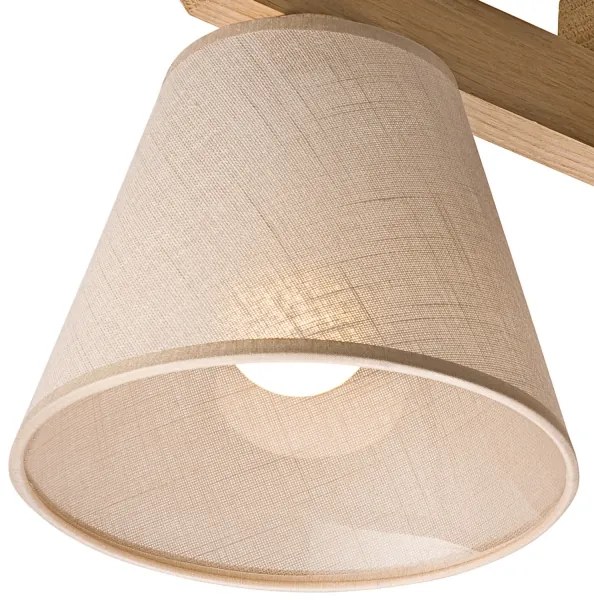 Fali lámpa ANTONIO 3xE14/40W/230V tölgy