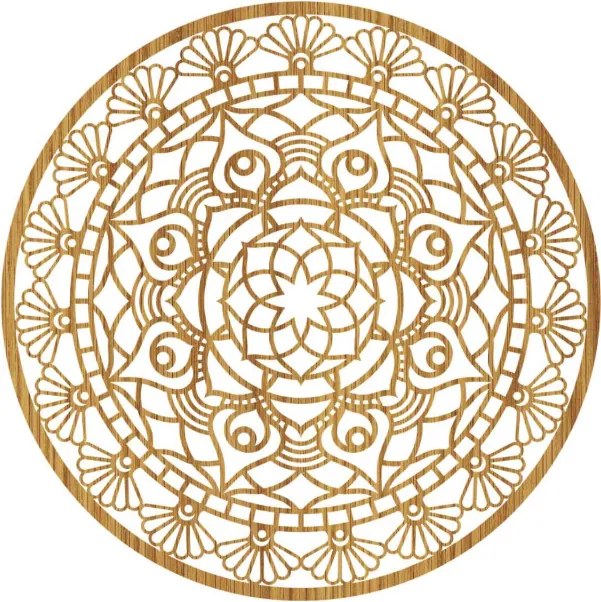 Faragott modern mandala, az élet virága | ZIBEZI