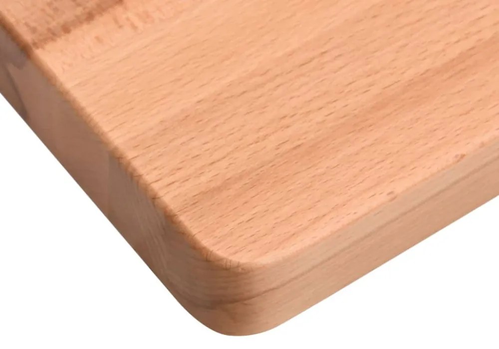 tömör bükkfa íróasztallap 110 x (50-55) x 2,5 cm
