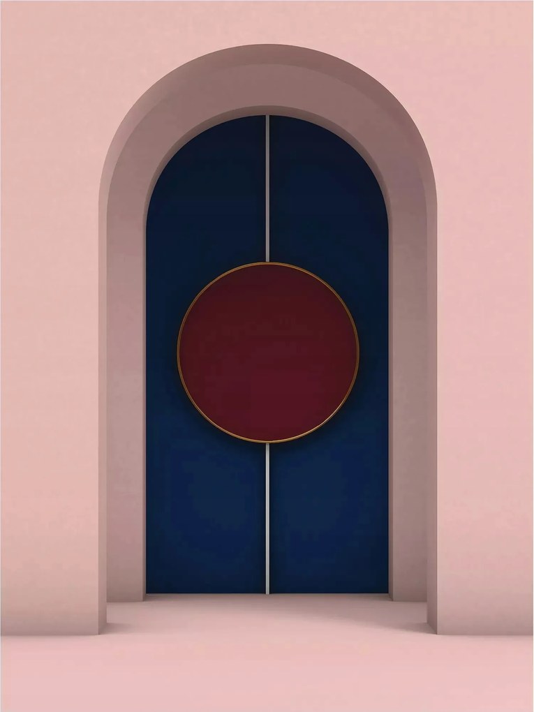 3D fotótapéta színes absztrakt 206 x 275