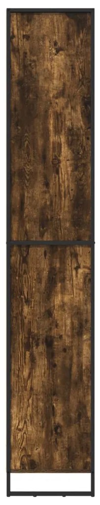 Magas szekrények 2 pcs Füstös tölgy 60 x 36 x 300 cm Faanyag