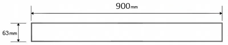 Mexen M01 mintás, zuhanytálca rács 90 cm arany, 1520090