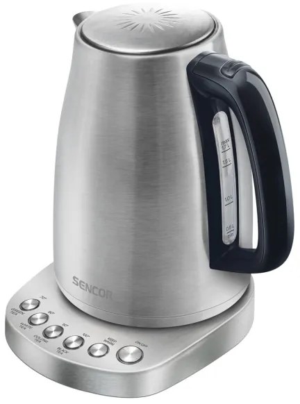 Sencor - Vízforraló hőszabályozással 1,7 l 2200W/230V rozsdamentes acél