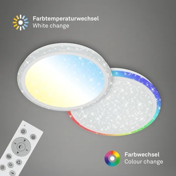 Brilo - RGBW Dimmelhető mennyezeti lámpa STARRY SKY LED/24W/230V + távirányító