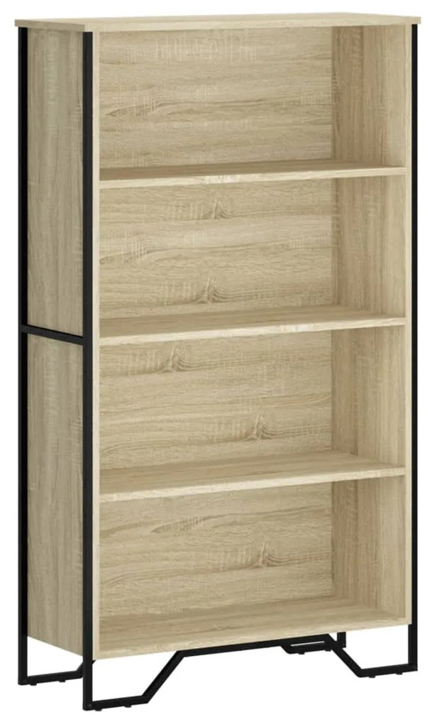 sonoma tölgy szerelt fa könyvespolc 80 x 31 x 137,5 cm