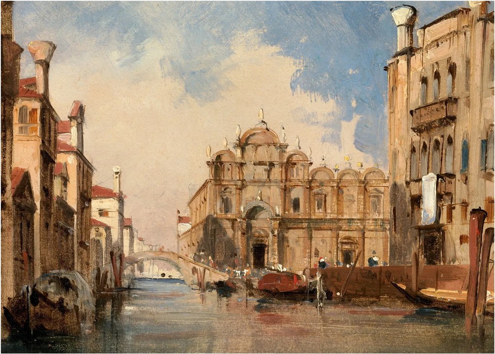 Üveg kép - Jules-Romain Joyant, The Scuola di San Marco, Venice, reprodukciók (70x50 cm)