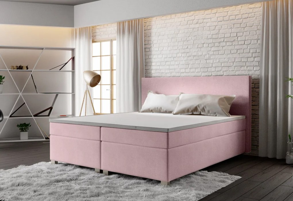 ISLAND boxspring ágy + ágyrács + matrac, 140x200, cosmic 16