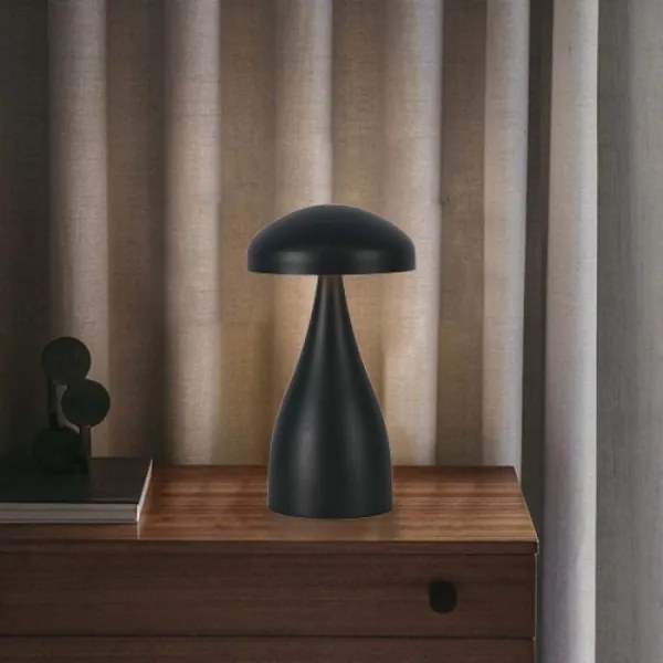 LED Dimmelhető tölthető asztali lámpa LED/1W/5V 3000-6000K 1800 mAh fekete