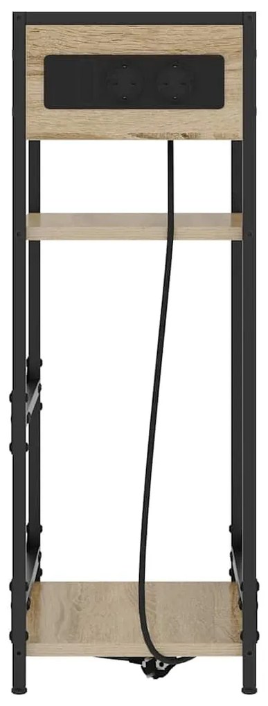 Éjjeliszekrény fiókkal sonoma tölgy 40 x 27 x 76 cm Faanyag