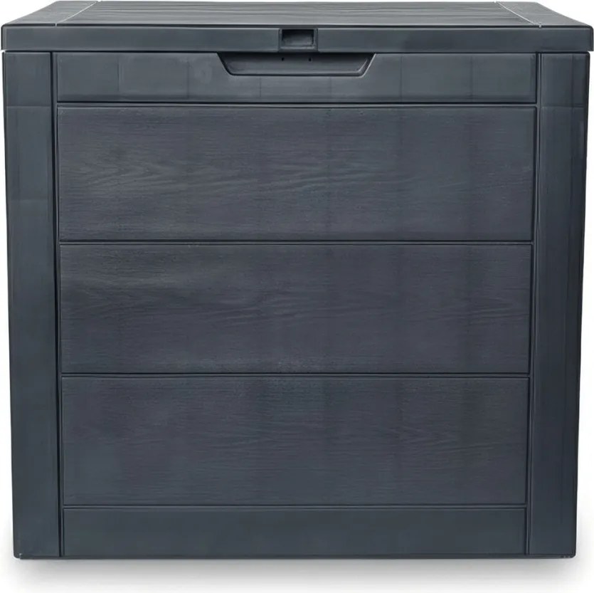 Kerti tároló box 56x43x53 cm, műanyag, szürke, AZB-G2035 GREY