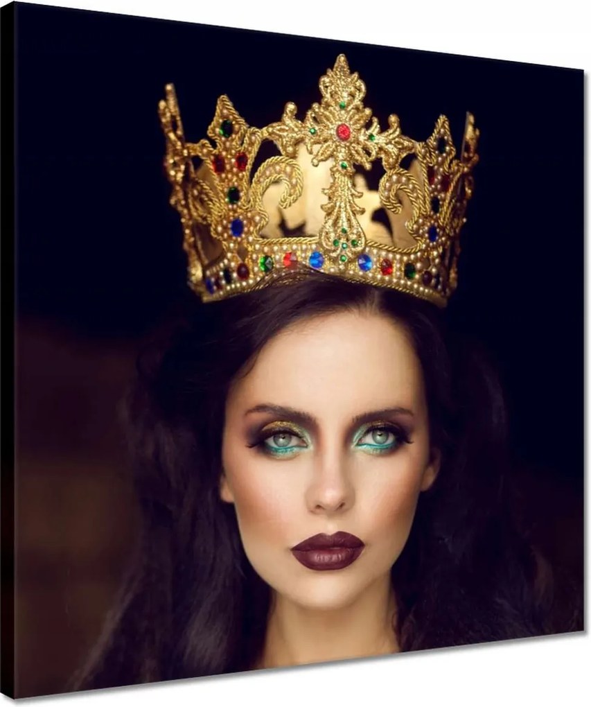 Vászonkép 40x40 Szépségkirálynő Nő