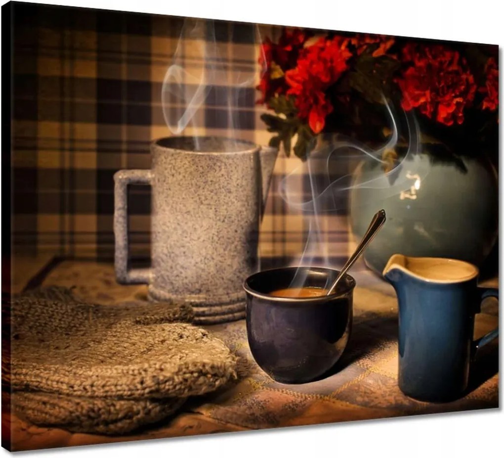 Vászonkép 50x40 Kávé Kaffe