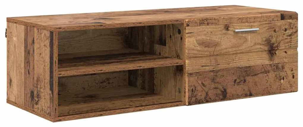 TV szekrény fiókkal Régi fa 100.5 x 39 x 30 cm Faanyag