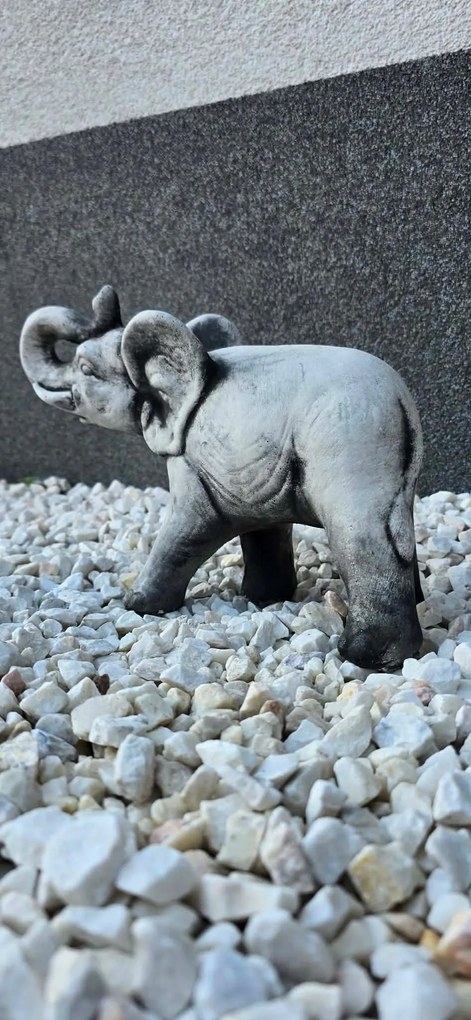 Kerti Figura, Beton Kerti Elefánt