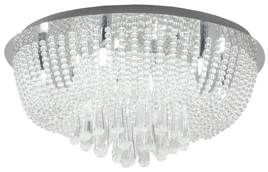 Zuma Line 19157L - Mennyezeti lámpa SENSI 8xG9/25W/230V átm. 55 cm króm