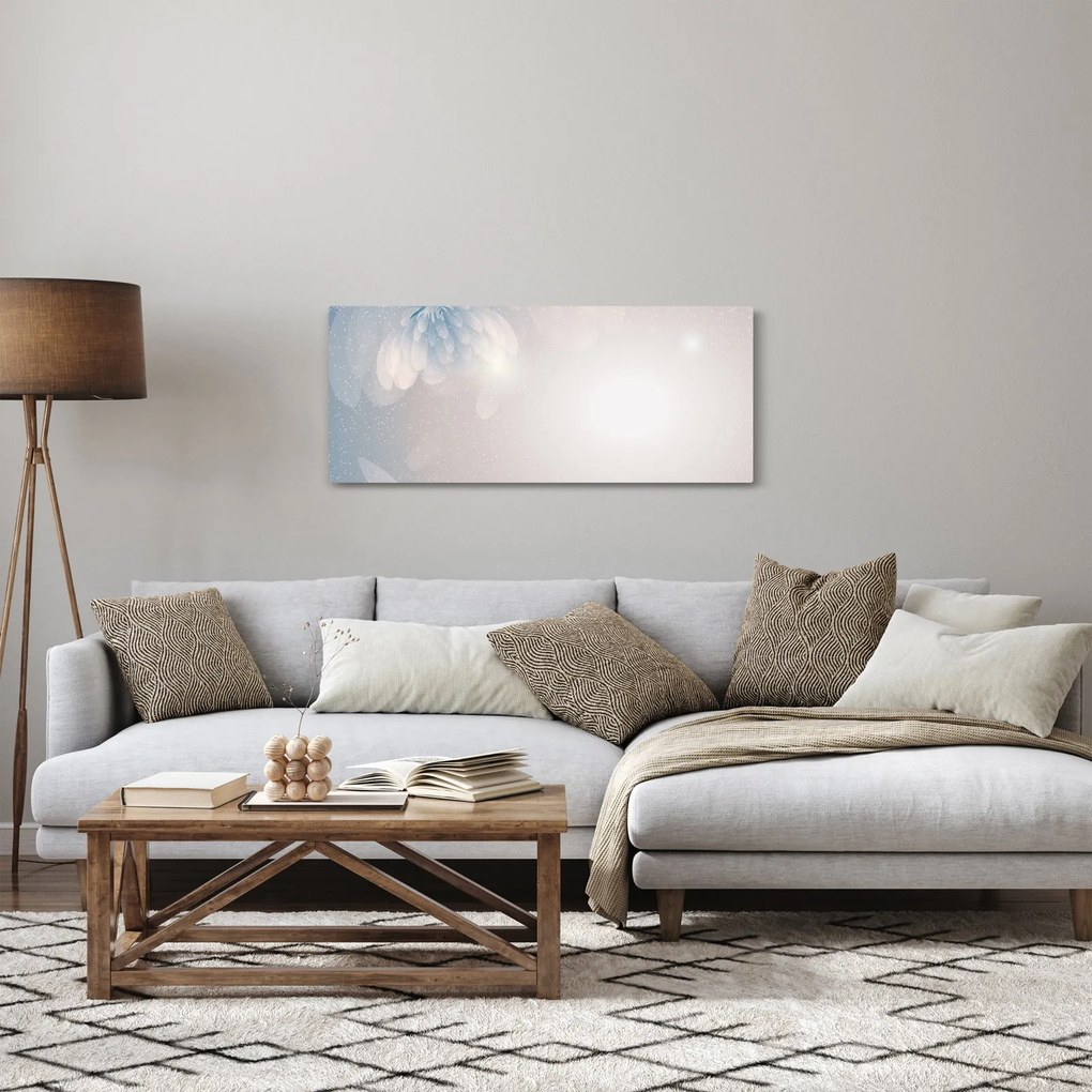 Kép - havas virágok (120x50 cm)