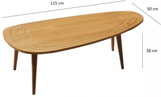 Barna SISI dohányzóasztal