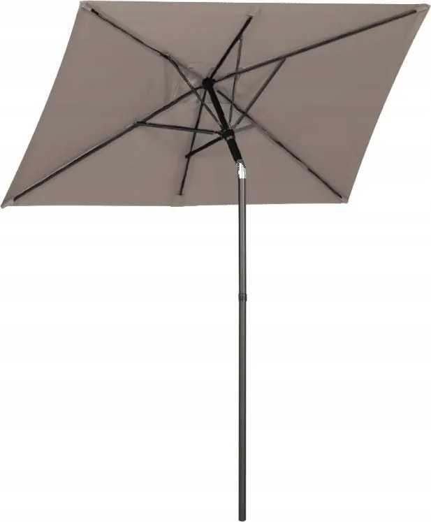 Kerti Napernyő Erkély Terasz Téglalap 130 X 180 CM Cappucino Prémium