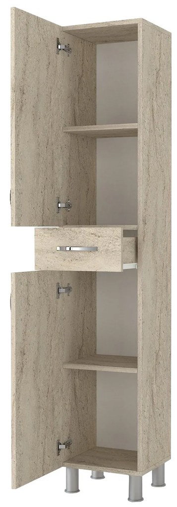 Fürdőszoba szekrény Selin 2 Doors 1 Drawer