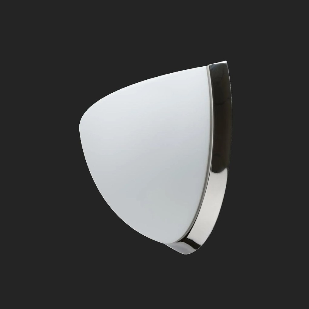 Osmont 44573 Nela DL2 fali üveglámpa rozsdamentes acél polírozott fehér IP43