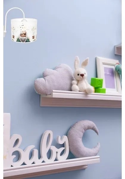 Gyerek fali lámpa BEARS 1xE27/60W/230V