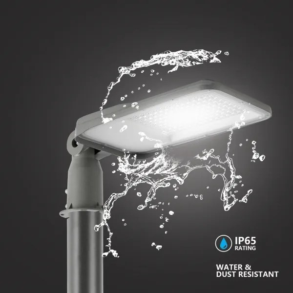 BRILAGI-LED kültéri lámpa oszloppal és kl. 3 m URBANLIGHT LED/100W/230V szürke IP65