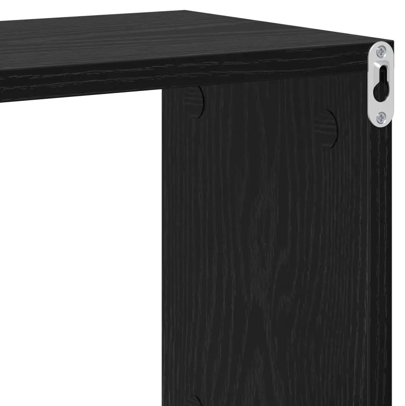 Falipolc Fekete tölgy 100x20x53 cm Mérnöki Fa