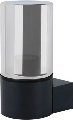 Homlokzati Fali Lámpa Kerti Kültéri Lámpa E27 Üveg Króm IP54