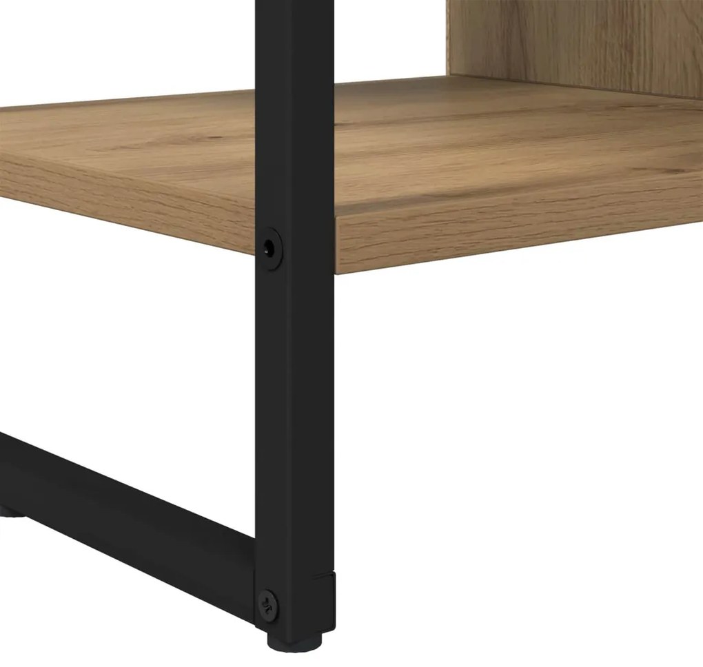 Oldalsó szekrény Művészi tölgy 96.5 x 30 x 75 cm Faanyag