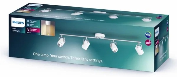 Philips 50664/31/P0 - BYRE LED spot 4x4,3W 230V 2200/2500/2700K